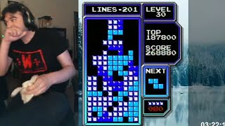 FIRST 29 START TRANSITION - 201 lines [former PB] - NES Tetris