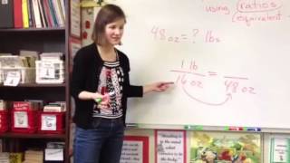 Measurement- using ratios to convert