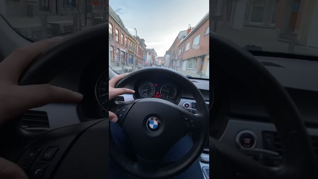 BMW 325 d M e90 straight pipe + downpipe sound acceleration
