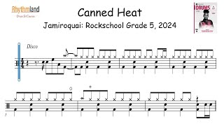 'Canned Heat' - Rockschool Grade 5 drums 2024