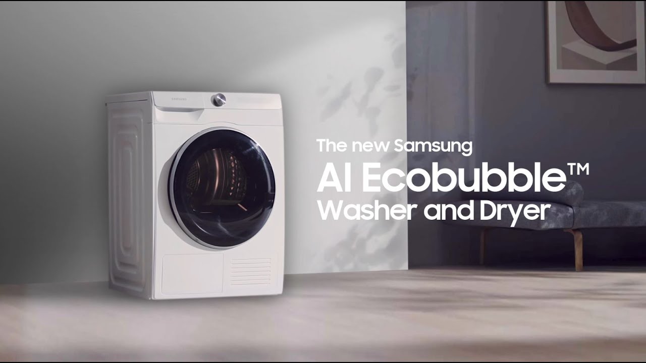 Samsung AI Ecobubble™ Washing Machine | Intelligent Wash. Powerful Clean.