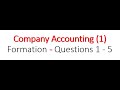 02 - Formation - Questions 1 - 5