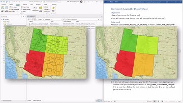 Geoprocessing and Automation in ArcGIS Pro: Lab Exercise 3; the Dissolve tool