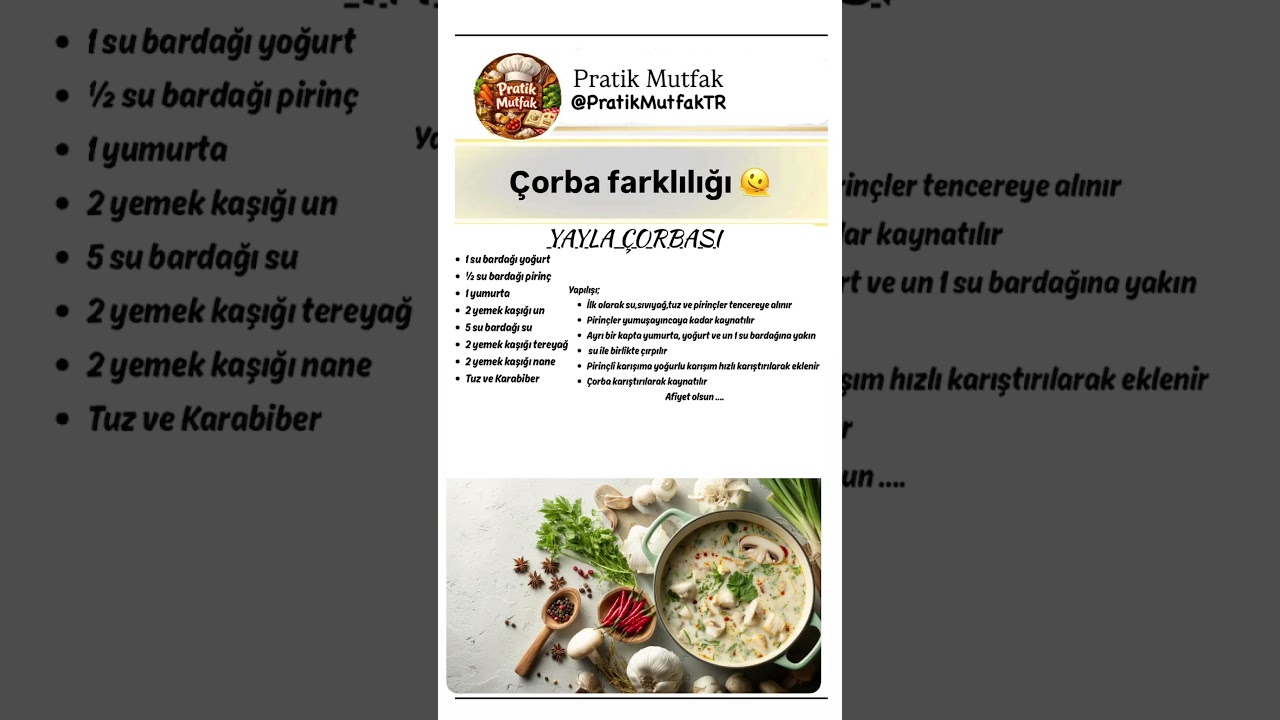 Deli olmişum deli derken çorbaya tabii 🤭 #çorba #mutfak #yemek #yemektarifleri #pratiktarifler
