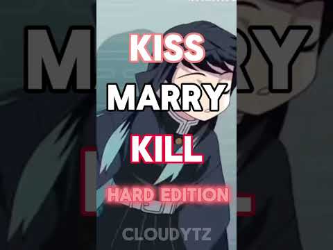 Kiss Marry Kill Hard Edition Demonslayer Anime Muichiro Giyuutomioka Rengoku