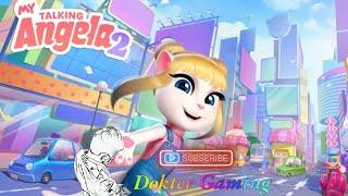 Playing My Talking Angela 2 on Amdroid Potato Phone Very Fun and Satisfying screenshot 5