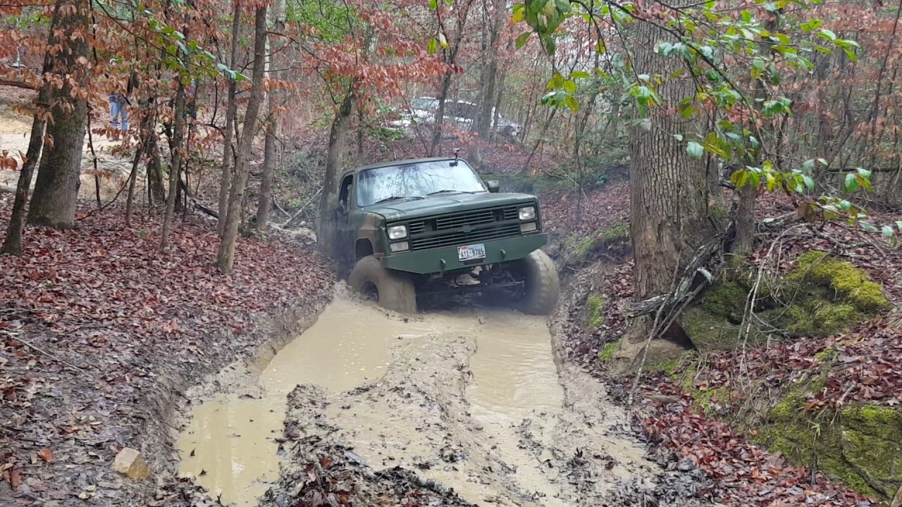 M1009 Blazer in a mudhole