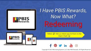 We have PBIS Rewards, Now What:  Redeeming