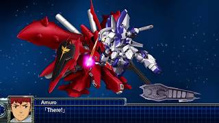 Super Robot Wars T: Hi-Nu Gundam All attacks