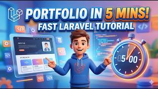 How to Create Portfolio Website in Laravel in 5 Minutes! (Fast & Easy Tutorial) #laravel