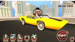 Let's Play: Turbo Dismount: Part 5: Funny Looking Monorail There