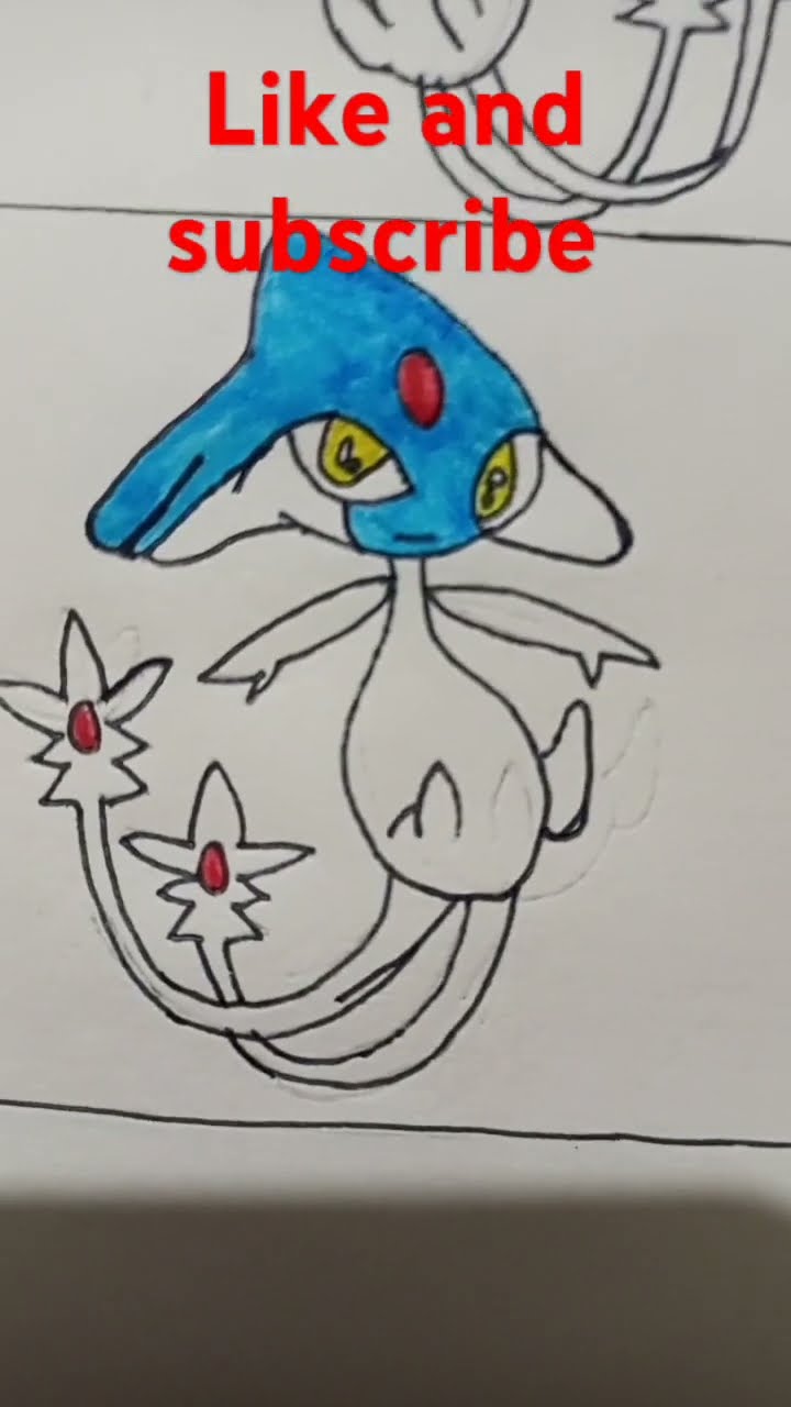 so today we make azelt#art #drawing #pokemon - YouTube