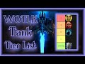 Wotlk classic  tank tier list