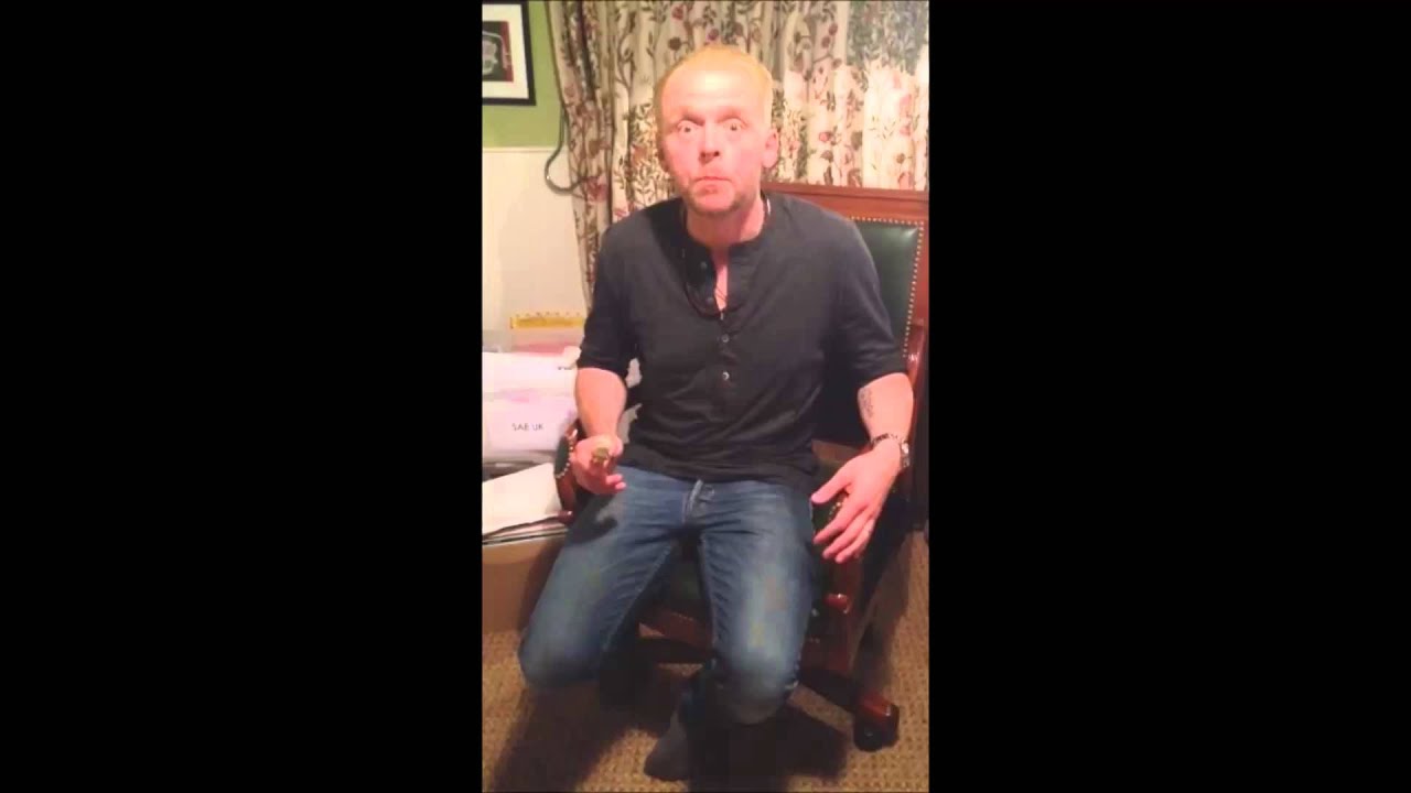 Message from Simon Pegg to Leiden International Film Festival