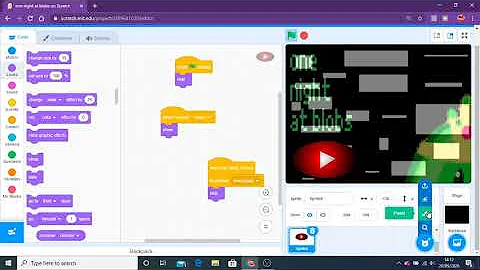 how to make a fnaf fan game on scratch ep 1