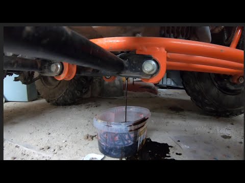 Как поменять масло на квадроцикле Kayo