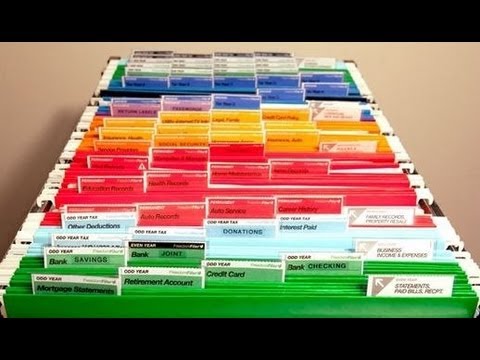 How To Organize Your Files With Freedom Filer Filing System Youtube