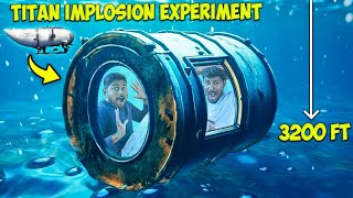 Titan Implosion Experiment | Pressure Crushed 200ltr Steel Drum | Mad Brothers