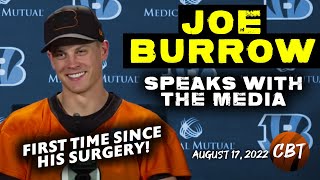 Joe Burrow on Surgery, Recovery and Goals for 2022 | Bengals News Conference