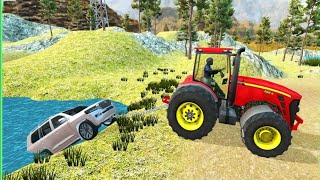 Heavy duty tractor , 🚜  🚜  pull 3d game tractor game gadi game childern game baccho ka game  play screenshot 1