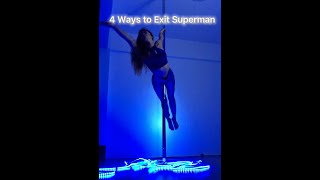 4 Ways to Exit Superman - Pole Dance