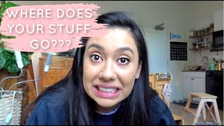 STUDIO APARTMENT STORAGE ORGANIZATION