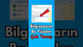 BİLGİSAYARIN BU YÜZDEN ÇOK YAVAŞ