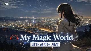 My Magic World / 일상이 지루할 때 듣는 노래 / Fantasy K-pop AI Song / #케이팝 #kpop #DreamPop #퍼플바다작사