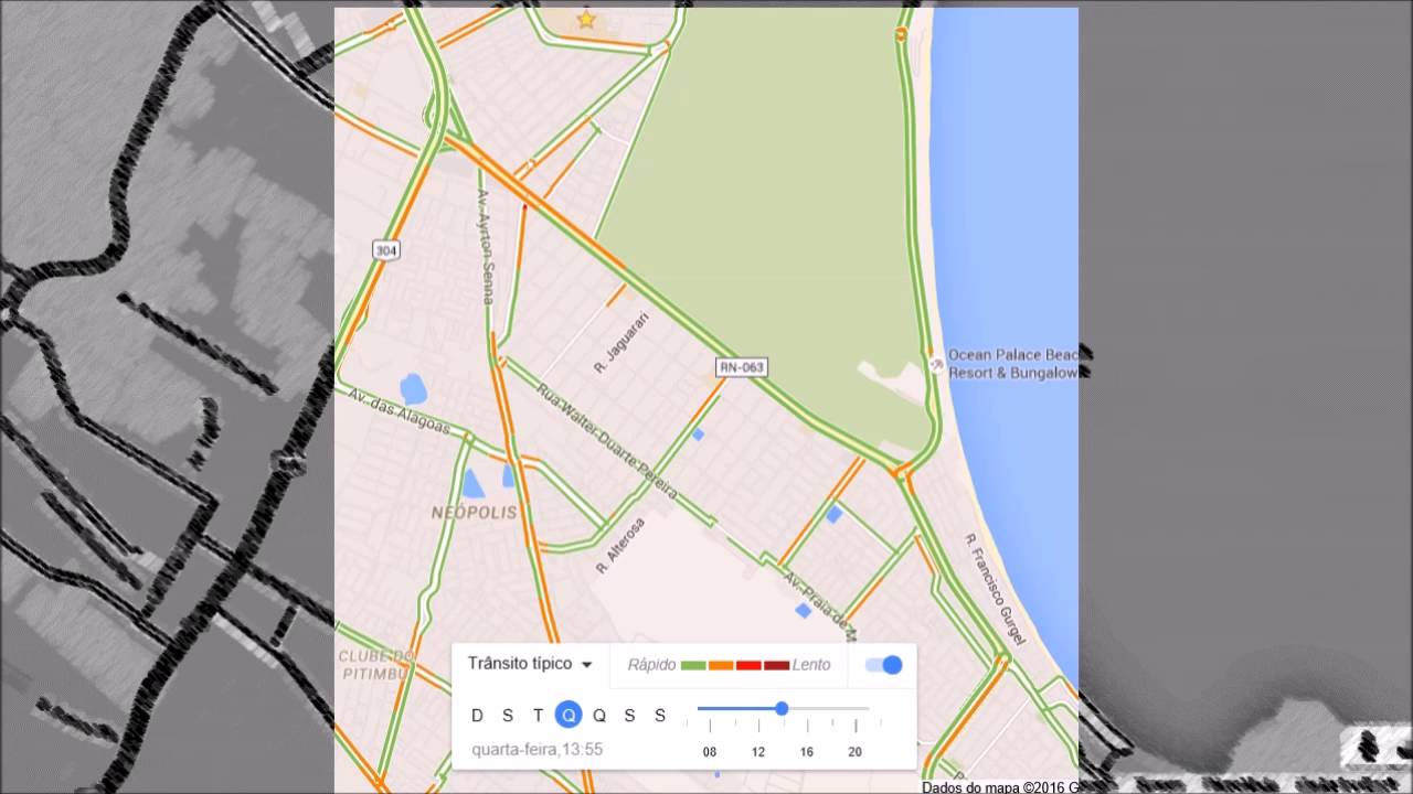 Tráfego Roberto Freire (Google Maps Traffic) - YouTube