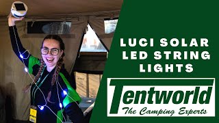 Luci Solar LED String lights, Compact colorful and easy to use