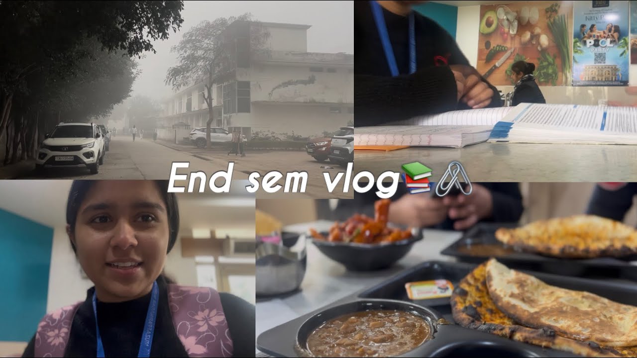 End Sem vlog📚