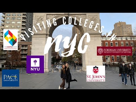 Touring colleges in NYC!! (NYU, Fordham, Pace, Cooper Union, St. Johns)