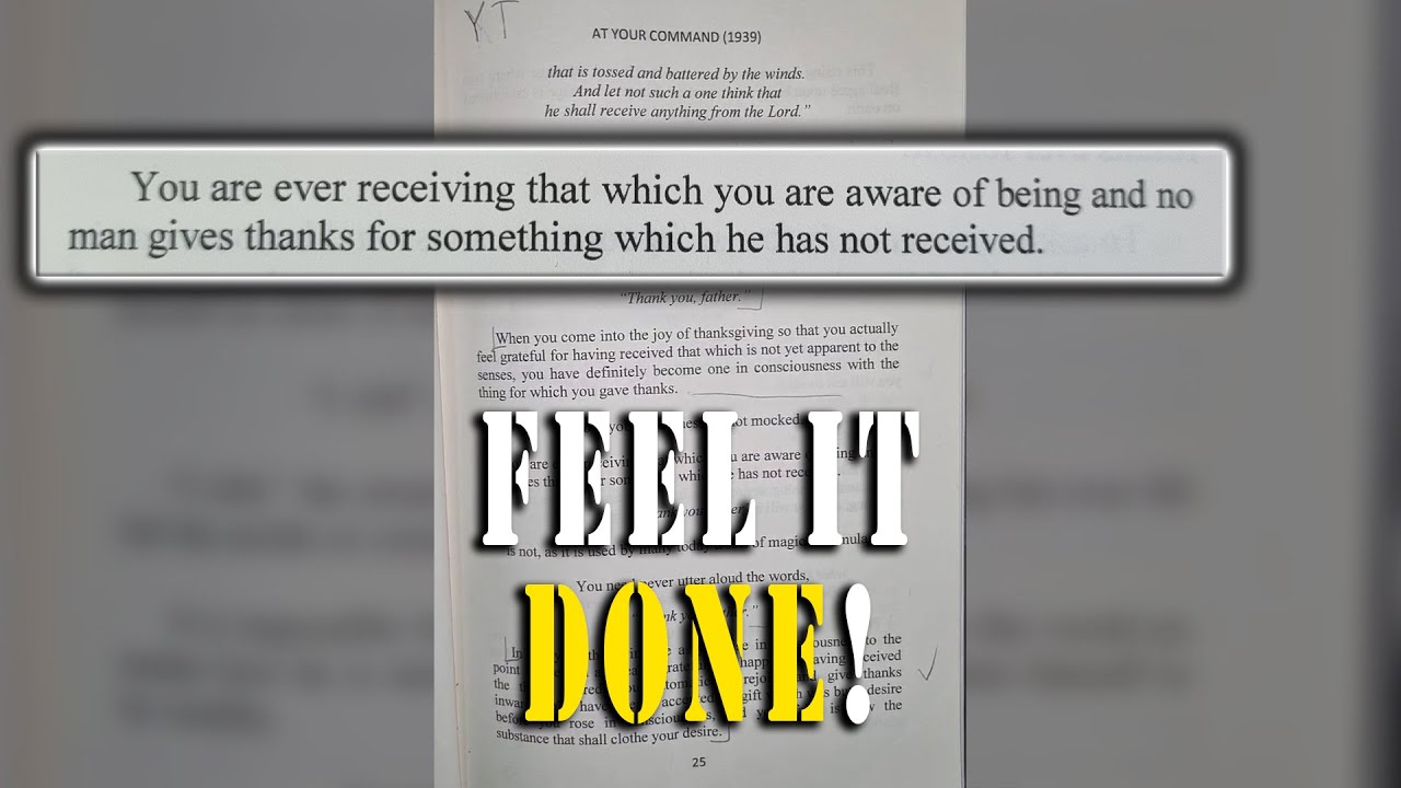 Stop saying ‘Thank You’... Do this Instead (Neville Goddard Explained)