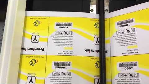 HAE roll to roll color label printer