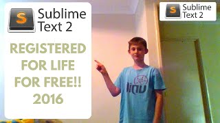 How To Register Sublime Text 2 For Free 2016