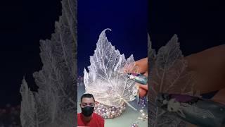 Cc:@CraftedbyLilu Turned a Real Leaf Crystal Clear #shorts