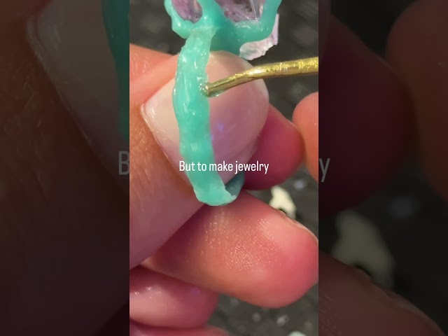 Would you try to make your own jewelry? #jewelry #jewelrymaking #ring #crystals
