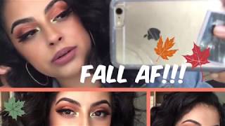 FALL AF MAKEUP TUTORIAL// COPPER VIBES-GRWM