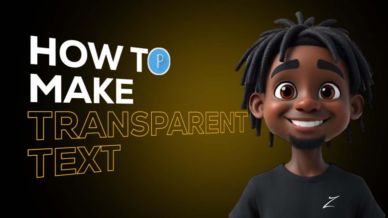 How To Make Transparent Text On Pixellab | Pixellab Tutorial 2026 - YouTube
