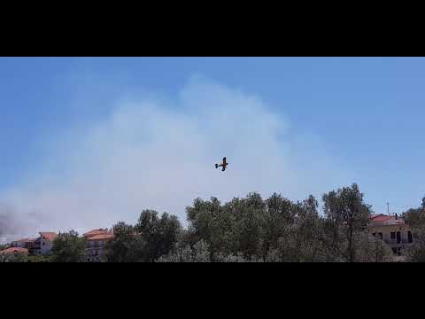 Kefalonia fire Plane