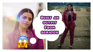 Built An Outfit From Scratch Ft. Mom Ki Saree Roshni Naik