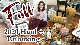 FALL DECOR 2020 *HUGE* HAUL &amp; UNBOXING | FALL DECORATING IDEAS | SHOP #WITHME | Bloom Creative Co.