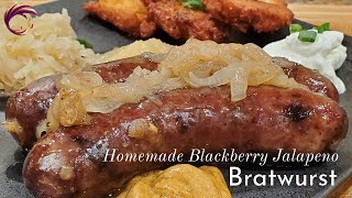 Blackberry Jalapeno Brats