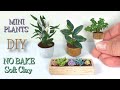 Easy diy mini plants using slime no bake soft clay miniplants miniatureplants dollhouseplants