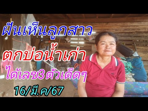 ฝันเห็นลูกสาว ตกบ่อน้ำเก่า ได้เลข3ตัวเด็ดๆ