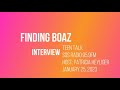 FINDING BOAZ Interview Teen Talk SOS Radio 95 9fm