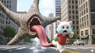 😲 Starfish transform into monsters! The final battle is full of surprises! 🐰🐜| AI Cat Story