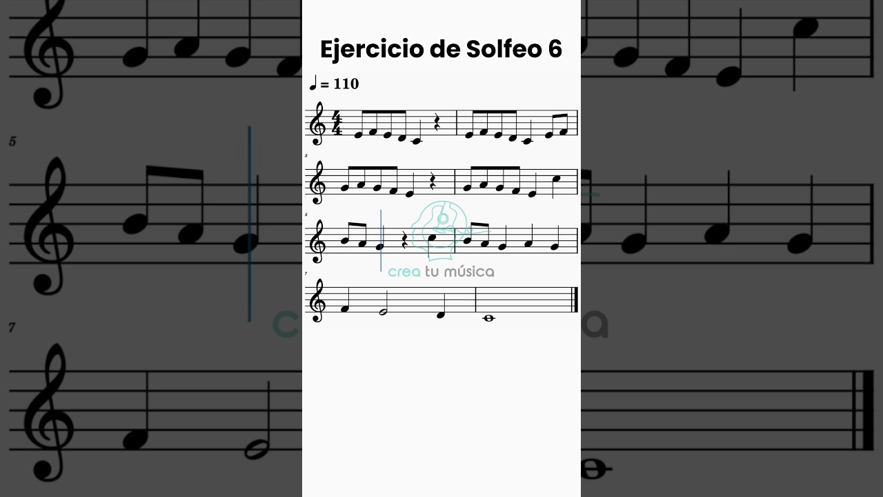 Ejercicio de Solfeo 6