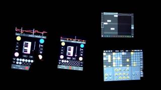 Ableton Link night jam with Triqtraq, Elastic Drums & Fugue Machine