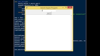 Famous Search Engine Program using Tkinter in Python Profile